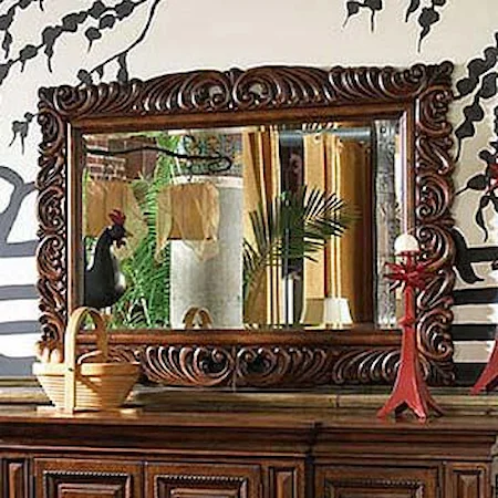 Carved Mirror